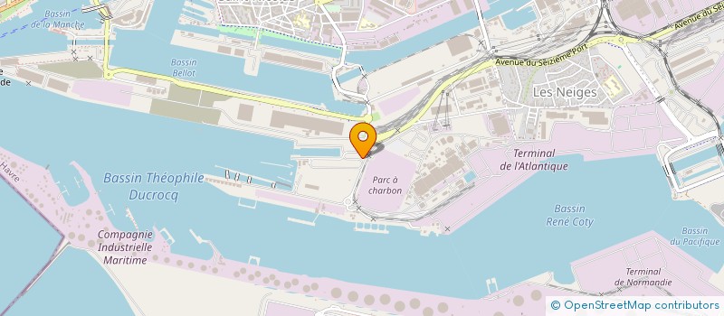 localisation de l'entreprise SOCIETE DU TERMINAL MC6 à SAINT-DENIS