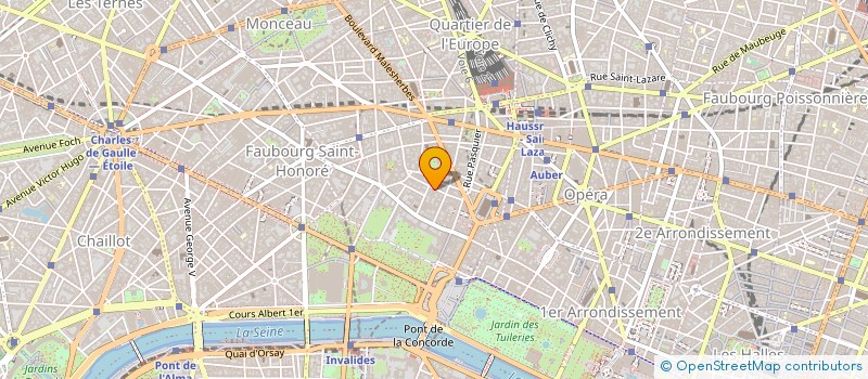 localisation de l'entreprise SOCIETE DU THEATRE DE LA MADELEINE à PARIS