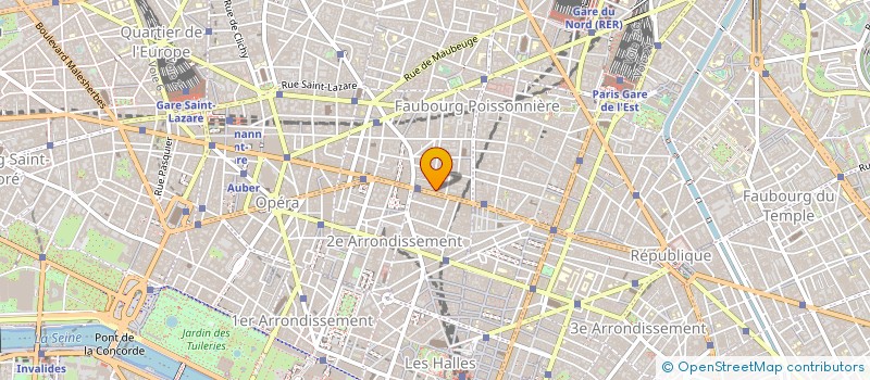 localisation de l'entreprise SOCIETE DU THEATRE DES NOUVEAUTES  PARIS