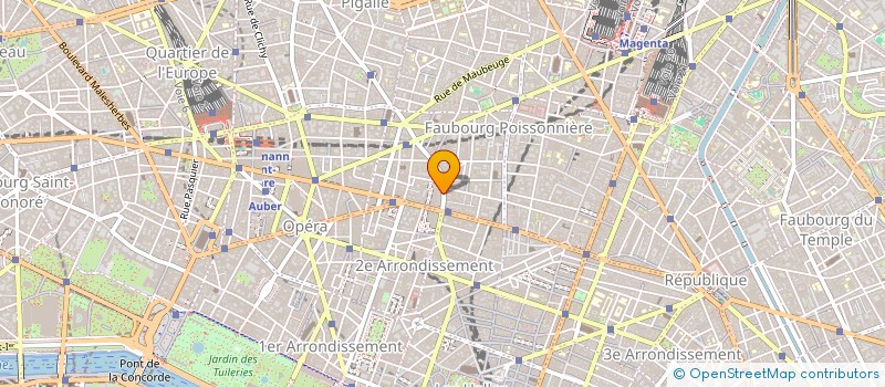 localisation de l'entreprise SOCIETE DU THEATRE DU NORD OUEST  PARIS