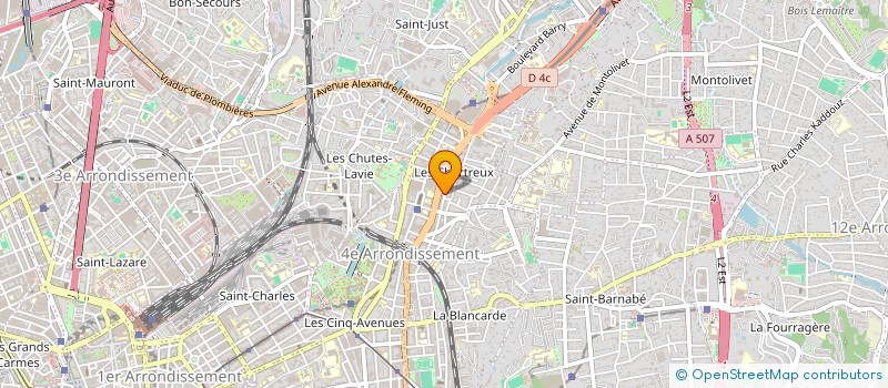 localisation de l'entreprise SOCIETE DU TRANSPORT MARSEILLAIS  MARSEILLE