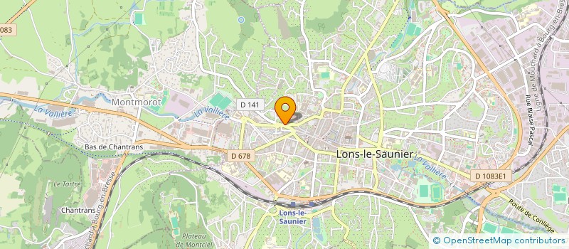 localisation de l'entreprise SOCIETE DU VAL DE SEILLE à LONS-LE-SAUNIER