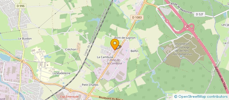 localisation de l'entreprise SOCIETE DU VEHICULE INDUSTRIEL à BOURG-EN-BRESSE