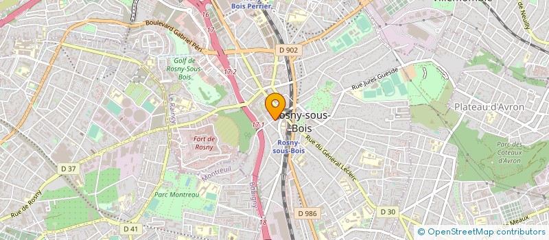 localisation de l'entreprise SOCIETE DU VERBE DIVIN à ROSNY-SOUS-BOIS