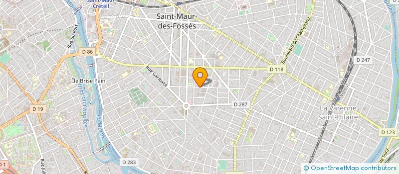 localisation de l'entreprise SOCIETE DU VIN DES FOSSES à SAINT-MAUR-DES-FOSSES