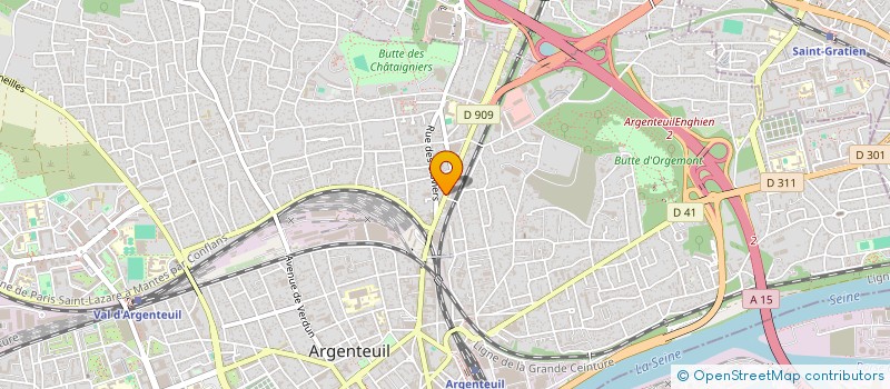 localisation de l'entreprise SOCIETE DUBEY à ARGENTEUIL