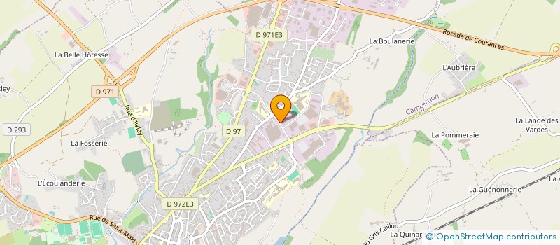 localisation de l'entreprise SOCIETE DUJARDIN à COUTANCES