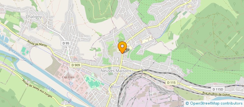 localisation de l'entreprise SOCIETE DUMAN  NEUVES-MAISONS