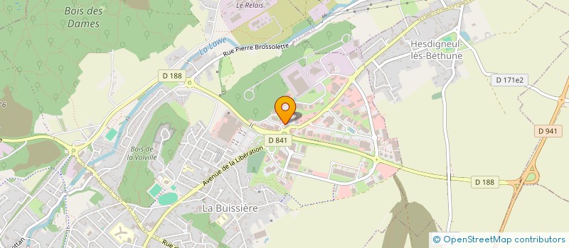 localisation de l'entreprise SOCIETE DUNKERQUOISE DU SIEGE  BRUAY-LA-BUISSIERE