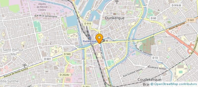 localisation de l'entreprise SOCIETE DUNKERQUOISE TOILES SACS BACHES à DUNKERQUE