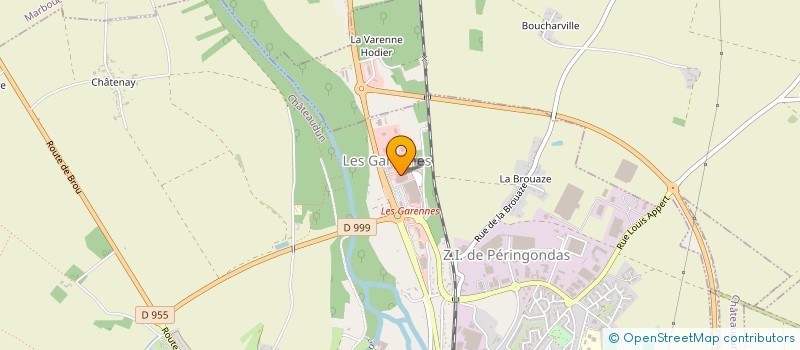 localisation de l'entreprise SOCIETE DUNOISE DE BRICOLAGE à CHATEAUDUN