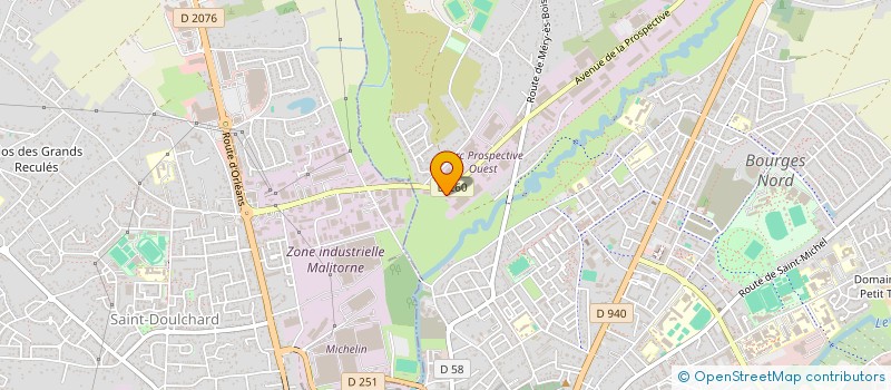 localisation de l'entreprise SOCIETE DUNOISE ELECTRICITE ELECTRONIQUE  BOURGES