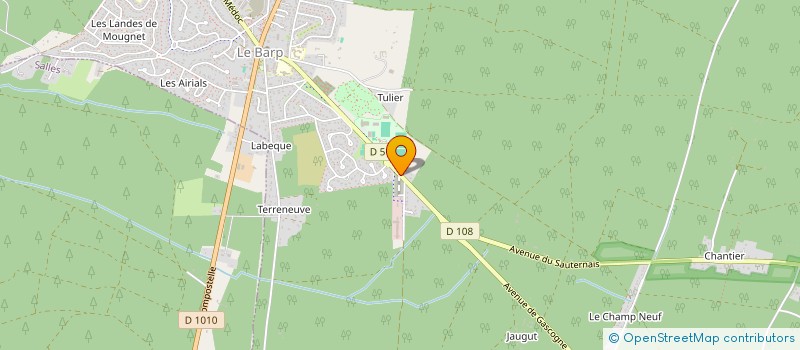 localisation de l'entreprise SOCIETE DUPIN ET FILS à LE BARP