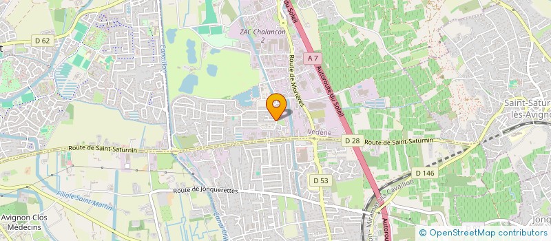 localisation de l'entreprise SOCIETE DUPUY à VEDENE