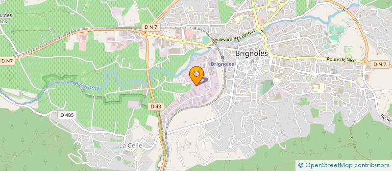localisation de l'entreprise SOCIETE DUTTO FRERES à BRIGNOLES