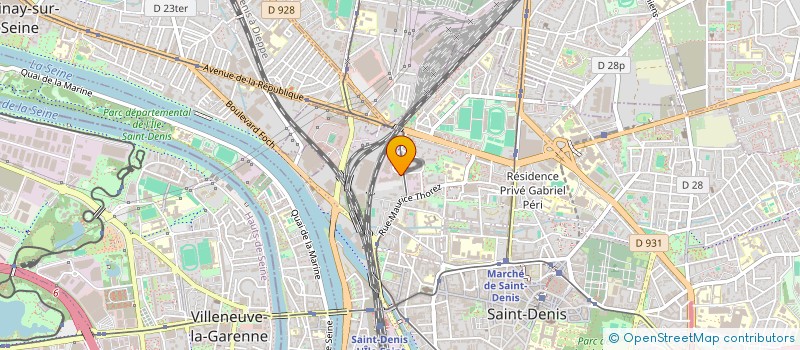localisation de l'entreprise SOCIETE DUVAL ET LANG à SAINT-DENIS