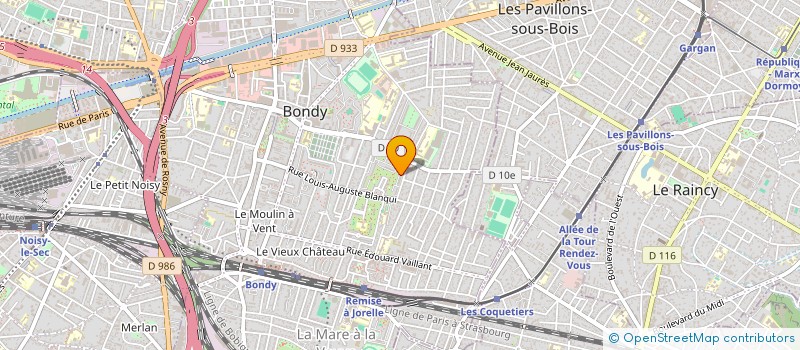localisation de l'entreprise SOCIETE E.A.N. à BONDY