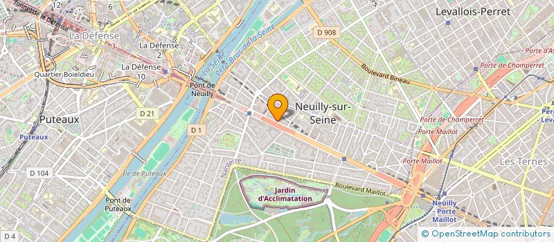 localisation de l'entreprise SOCIETE E.M à NEUILLY-SUR-SEINE