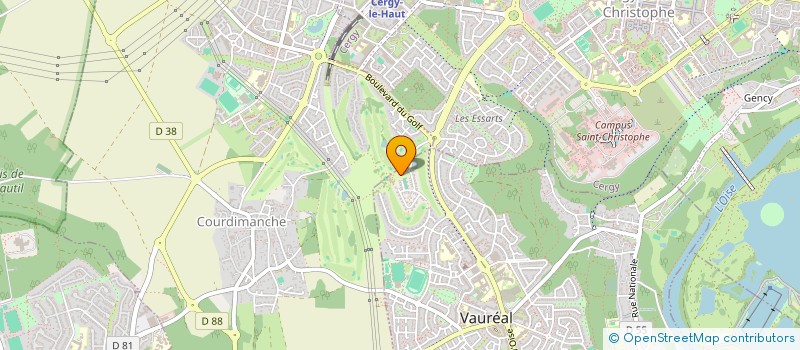 localisation de l'entreprise SOCIETE EAUBONNAISE D ALIMENTATION à VAUREAL