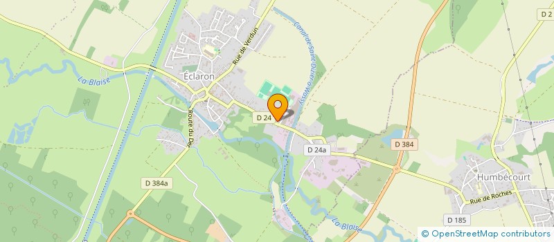 localisation de l'entreprise SOCIETE ECLARONNAISE DE TRAVAUX à ECLARON-BRAUCOURT-SAINTE-LIVIERE