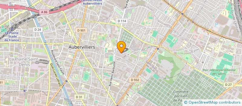 localisation de l'entreprise SOCIETE ECOLOGIQUE ENVIRONNEMENT à AUBERVILLIERS