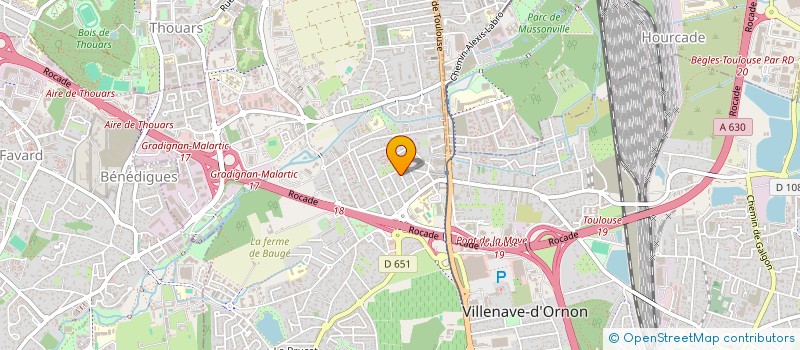 localisation de l'entreprise SOCIETE ECONOMIE MIXTE VILLENAVE D'ORNON  VILLENAVE-D'ORNON