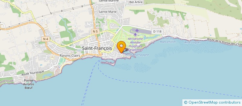 localisation de l'entreprise SOCIETE ECONOMIQUE ANTILLAISE à SAINT FRANCOIS