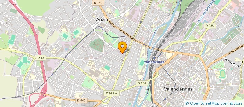 localisation de l'entreprise SOCIETE EDC à ANZIN