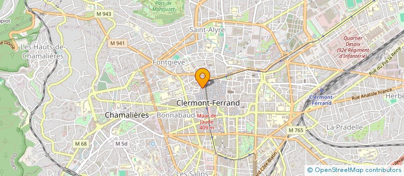 localisation de l'entreprise SOCIETE EDI 2000 à CLERMONT-FERRAND