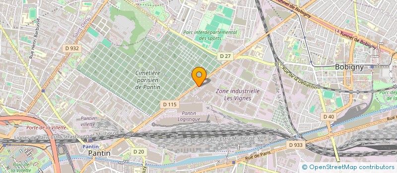 localisation de l'entreprise SOCIETE EDITION COMMUNICATION PUBLICITE  BOBIGNY