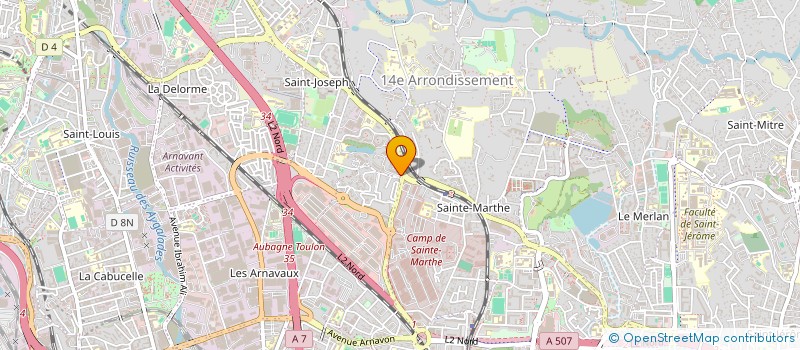 localisation de l'entreprise SOCIETE EDOUARD BATIMENT à MARSEILLE