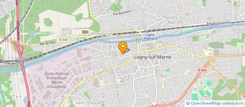localisation de l'entreprise SOCIETE EFRAIN JORAJURIA à LAGNY-SUR-MARNE