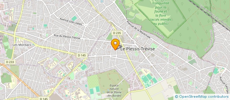 localisation de l'entreprise SOCIETE EGBTP HENRI BOIS à LE PLESSIS-TREVISE