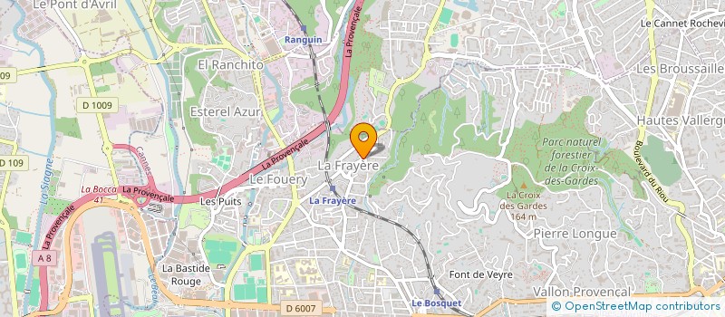 localisation de l'entreprise SOCIETE EINAUDI à CANNES
