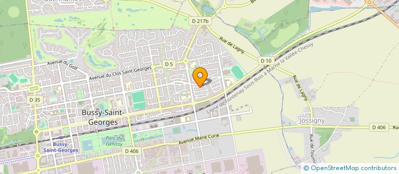 localisation de l'entreprise SOCIETE EL ALJ  BUSSY-SAINT-GEORGES