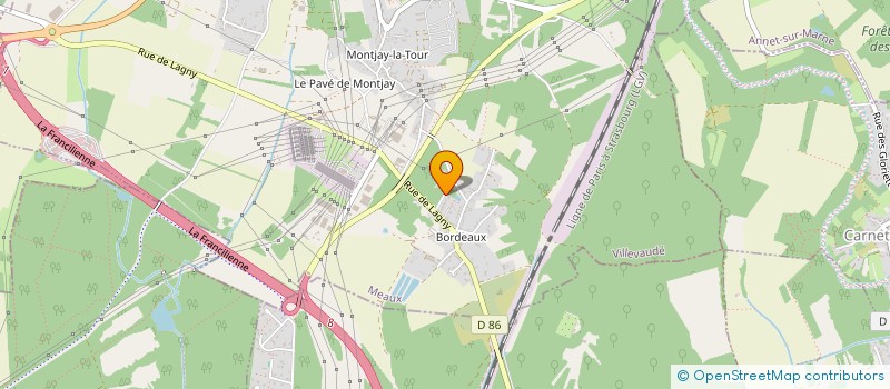 localisation de l'entreprise SOCIETE ELAGAGE ABATTAGE ET TRAVAUX à VILLEVAUDE