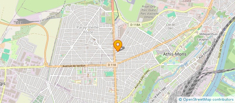 localisation de l'entreprise SOCIETE ELEC COM SERVICES  ATHIS-MONS