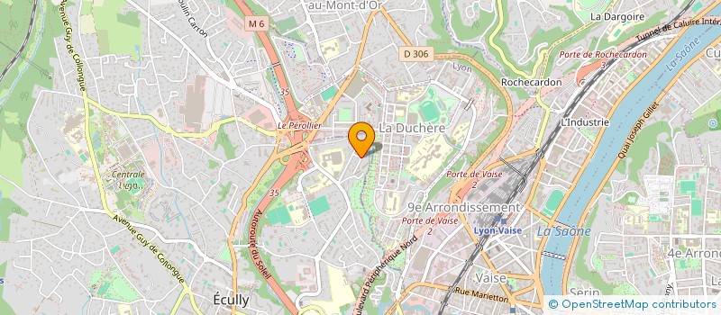 localisation de l'entreprise SOCIETE ELECTRICITE BATIMENT TRAVAUX PUBLIC INFORMATIQUE NETTOYAGE LYONNAIS  ECULLY