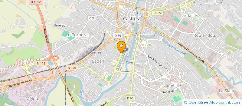 localisation de l'entreprise SOCIETE ELECTRIQUE DE SAINT GERY SARL  CASTRES