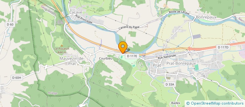 localisation de l'entreprise SOCIETE ELECTRIQUE DE SERAC à CAUMONT