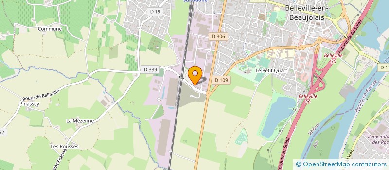 localisation de l'entreprise SOCIETE ELECTRIQUE DU RHONE à BELLEVILLE-EN-BEAUJOLAIS