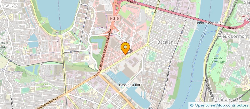 localisation de l'entreprise SOCIETE ELECTRO BOBINAGE à BORDEAUX