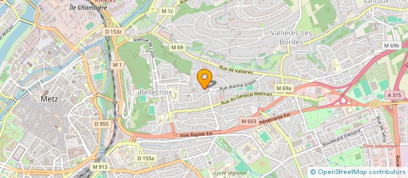 localisation de l'entreprise SOCIETE ELECTROMECANIQUE MOSELLANE  METZ