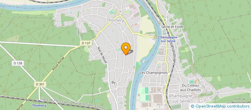 localisation de l'entreprise SOCIETE ELER  THOMERY