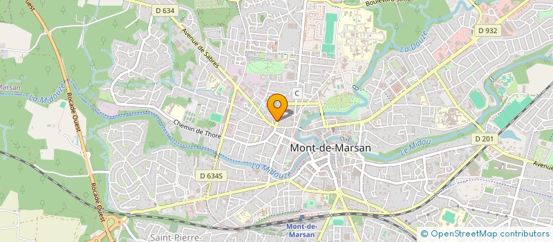 localisation de l'entreprise SOCIETE ELIAC  MONT-DE-MARSAN