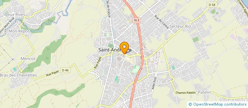 localisation de l'entreprise SOCIETE ELISABETH SERVICES à SAINT-ANDRE
