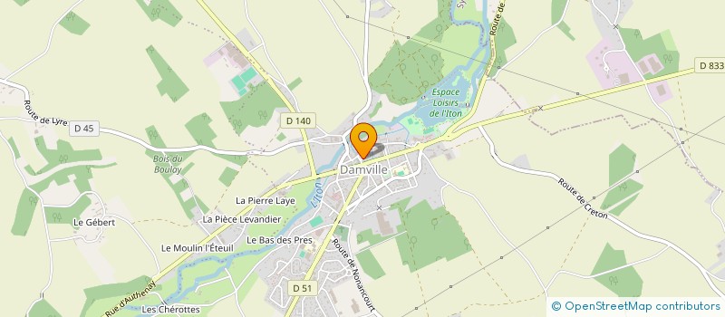 localisation de l'entreprise SOCIETE ELODIE BURY  MESNILS-SUR-ITON