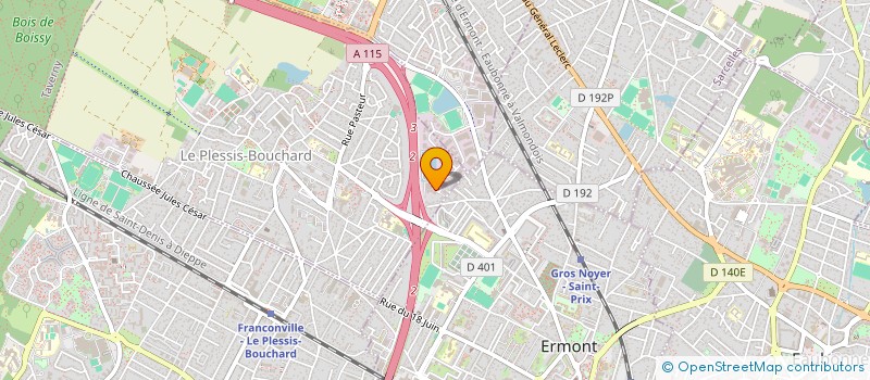 localisation de l'entreprise SOCIETE ELOFER EFI à LE PLESSIS-BOUCHARD
