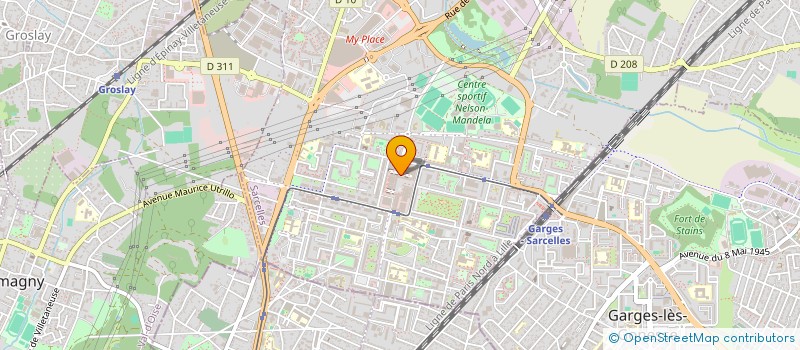 localisation de l'entreprise SOCIETE ELSA à SARCELLES