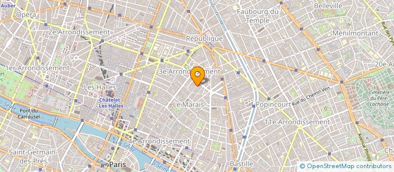 localisation de l'entreprise SOCIETE ELSHENDER à PARIS
